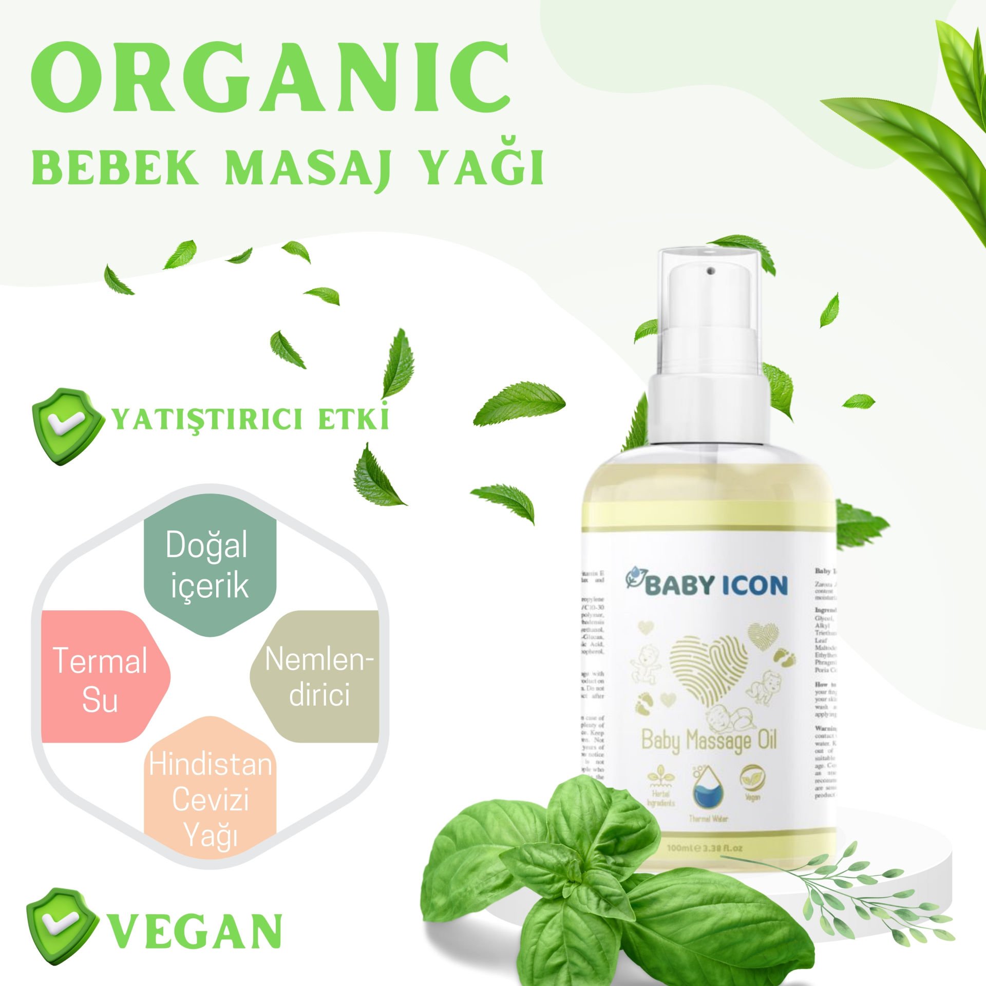 Baby Icon Bebek Masaj Yağı