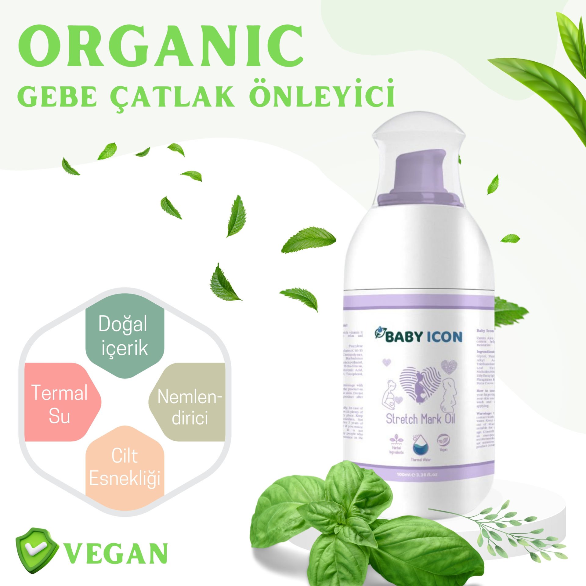 Baby Icon Gebe Çatlak Önleyici