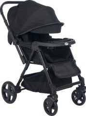 Joell Trendy Çift Yönlü Bebek Arabası - Full Black