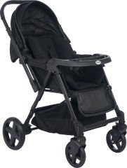 Joell Trendy Çift Yönlü Bebek Arabası - Full Black