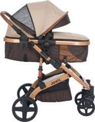 Joell Truva Travel Sistem Bebek Arabası ve Puset / Gold Kahve