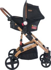 Joell Truva Travel Sistem Bebek Arabası ve Puset / Gold Siyah