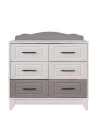 Ottoman Grey 6 Çekmeceli Şifonyer