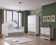 Ottoman Grey Montessori Oda Takımı